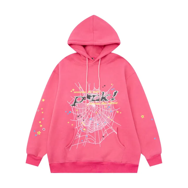 Sp5der Hoodie Spiderweb Print