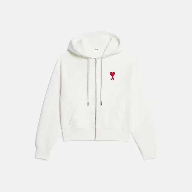 Amiri Zip-Up Hoodie Heart Logo