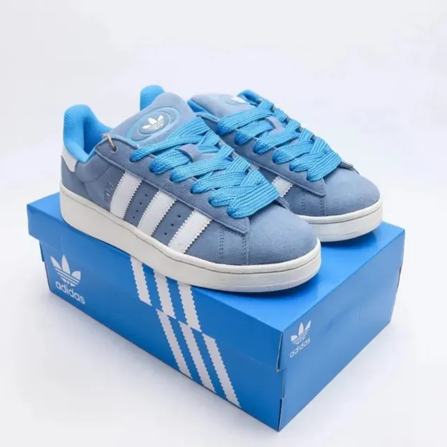 Adidas Superstar Blue Suede