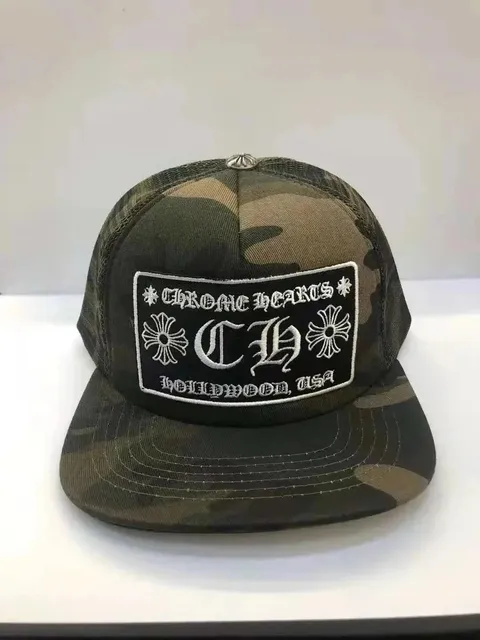 Chrome Hearts Trucker Cap Camouflage Patch