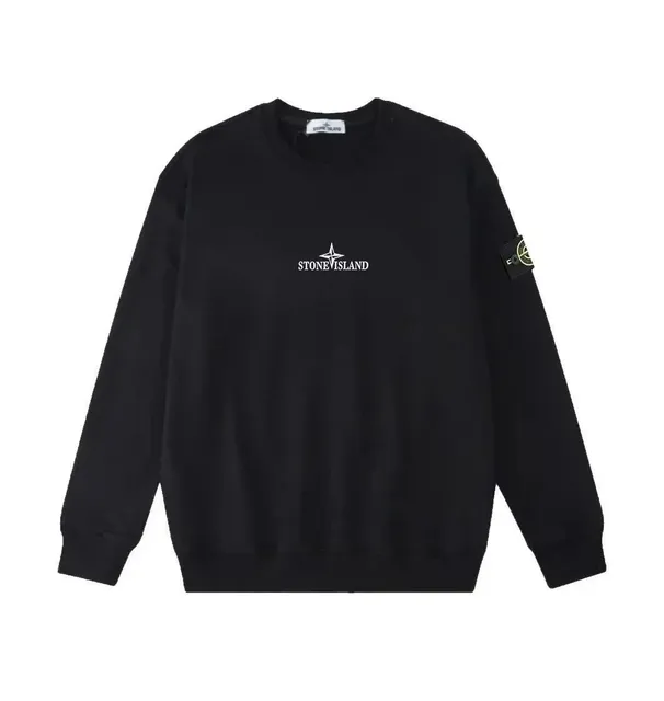 Stone Island Crewneck Sweatshirt Logo Embroidery