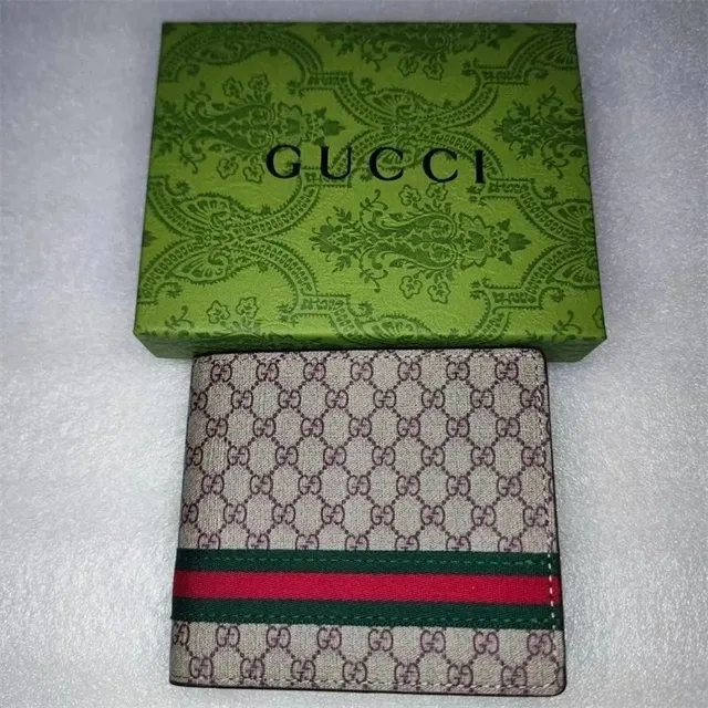 Gucci GG Marmont Wallet Web Stripe