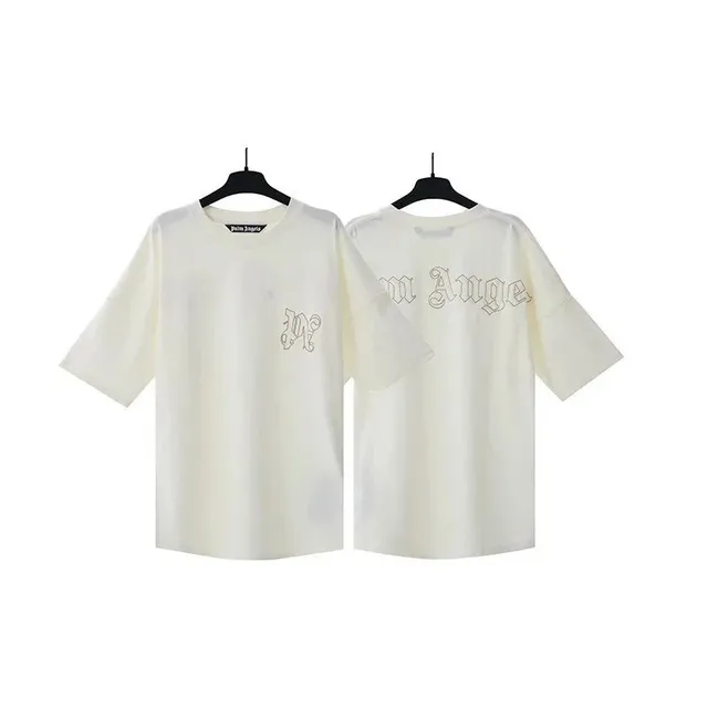 Palm Angels Logo T-Shirt Embroidered Script