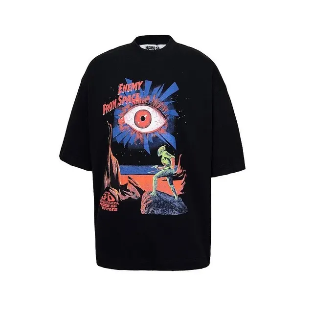 Graphic Tee Enemy From Space Print