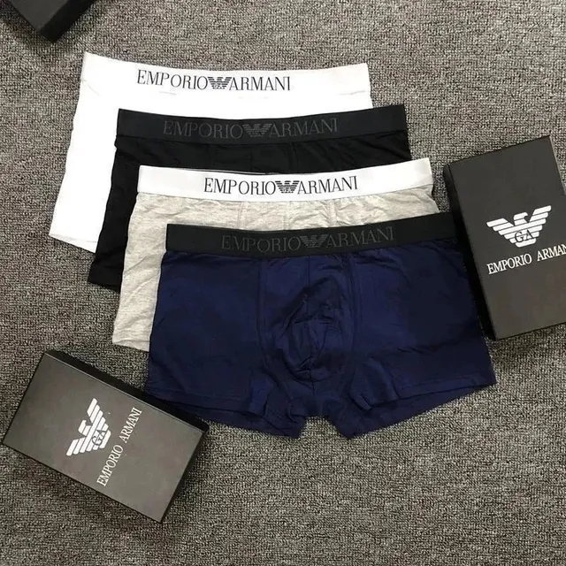 Emporio Armani Boxer Briefs Classic Logo Waistband