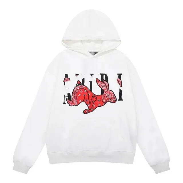 Amiri Hoodie Bandana Rabbit Graphic