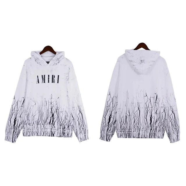 Amiri Hoodie Cracked Print