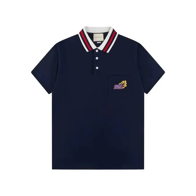Gucci Polo Shirt GG Flame Patch