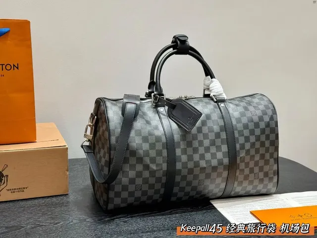 Louis Vuitton Keepall 45 Damier Graphite
