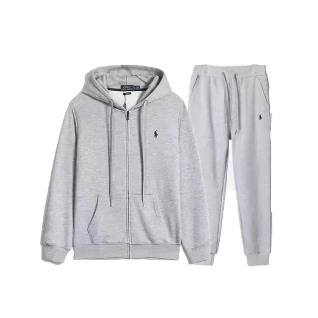 Polo Ralph Lauren Hoodie and Jogger Set Heather Grey