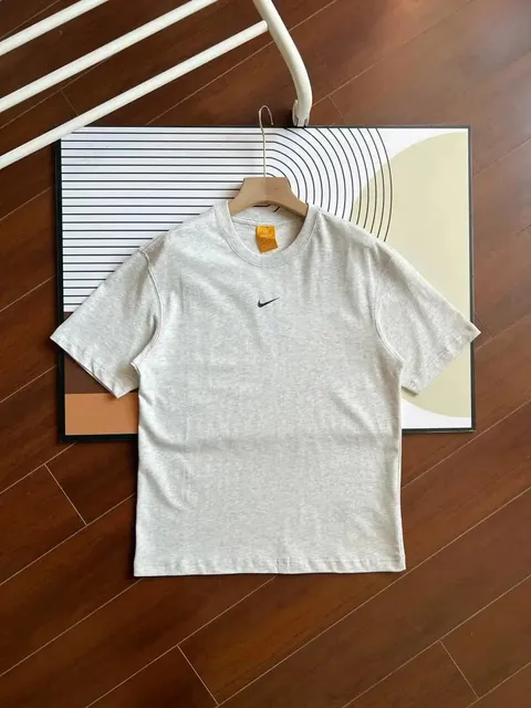Nike Cotton Tee Heather Grey