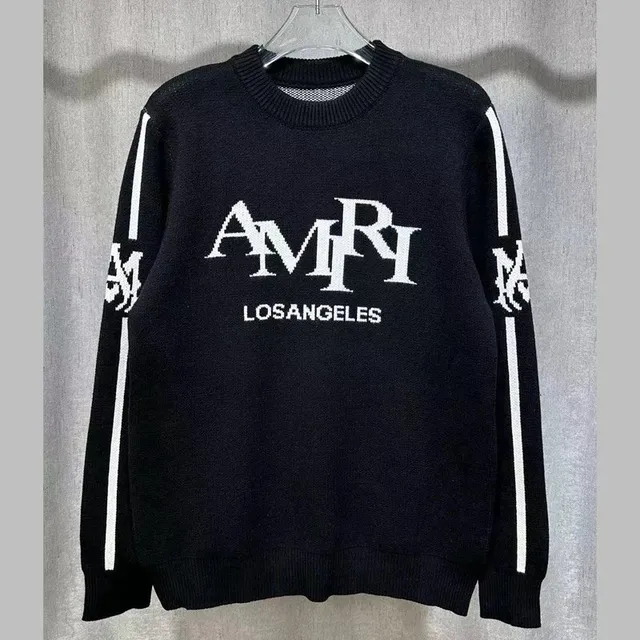 Knit Sweater AMIRI Los Angeles Logo