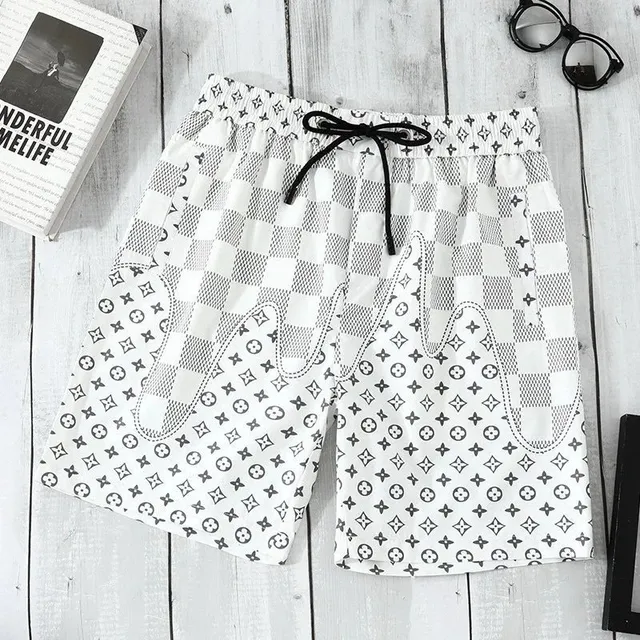 Louis Vuitton Monogram Checkered Shorts Checkerboard Print