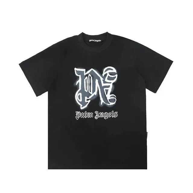 Palm Angels Graphic Tee Logo Print