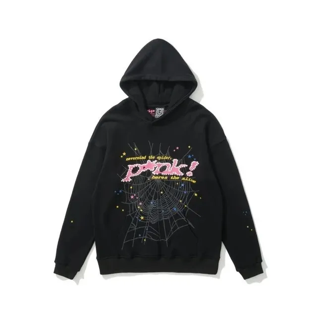 Sp5der Hoodie Spider Web Graphic