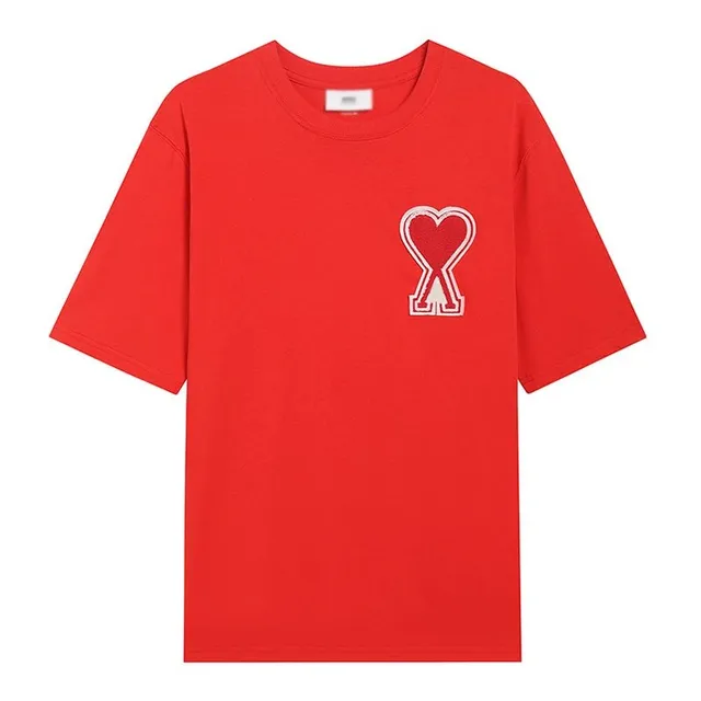 Amiri Heart Logo Tee Embroidered Heart