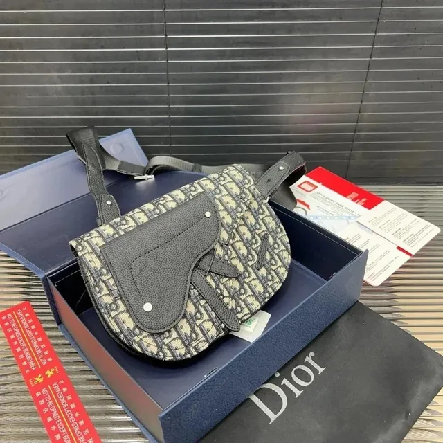 Dior Saddle Bag Oblique Print