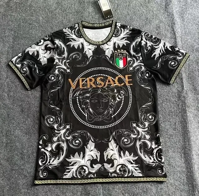 Versace Italy National Team Jersey Baroque Print