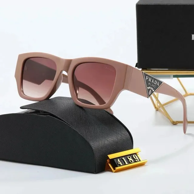 Prada Square Sunglasses Matte Beige with Gradient Lenses