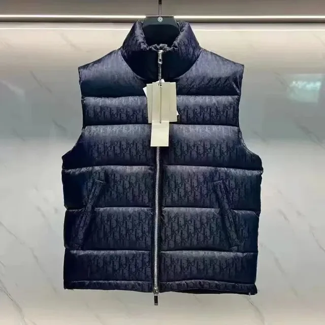 Dior Puffer Vest Oblique Logo