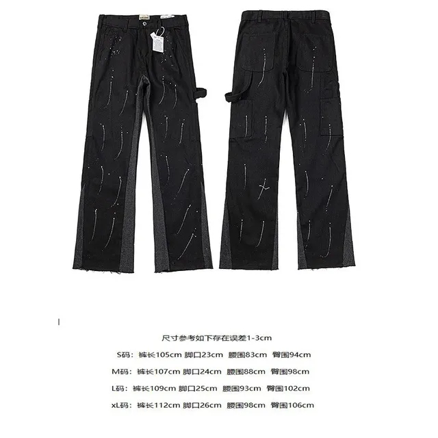 Gallery Dept. Cargo Trousers Embroidered Distressed