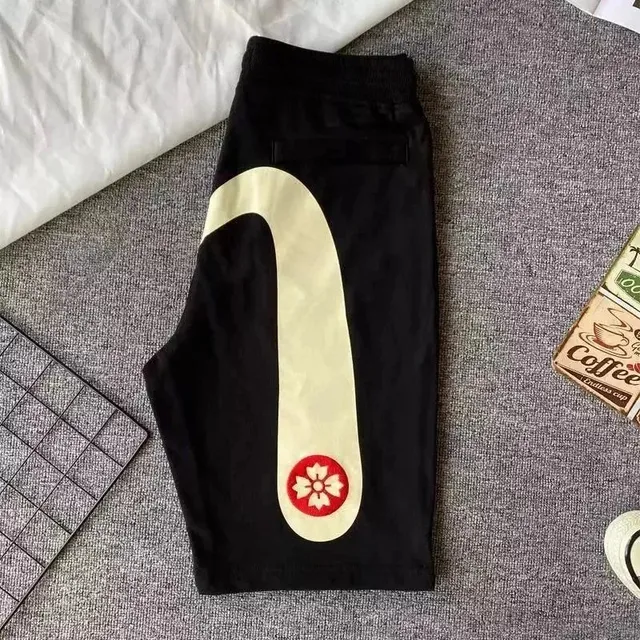 BAPE Shark Shorts Cream Logo