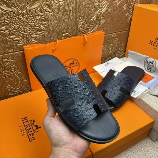 Hermès Oran Sandal Ostrich Leather