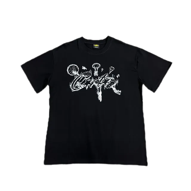 Corteiz Graphic Tee Parachute Print