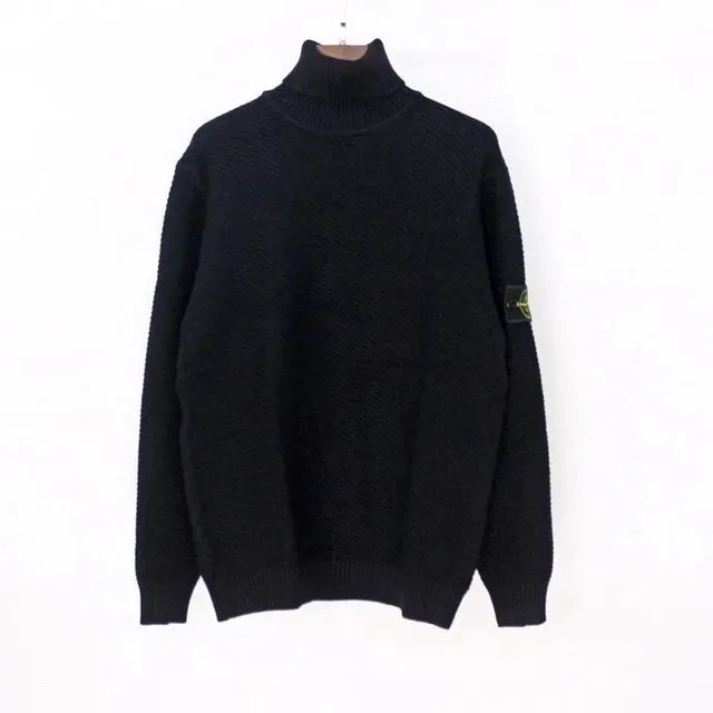 Stone Island Turtleneck Sweater Ribbed Knit
