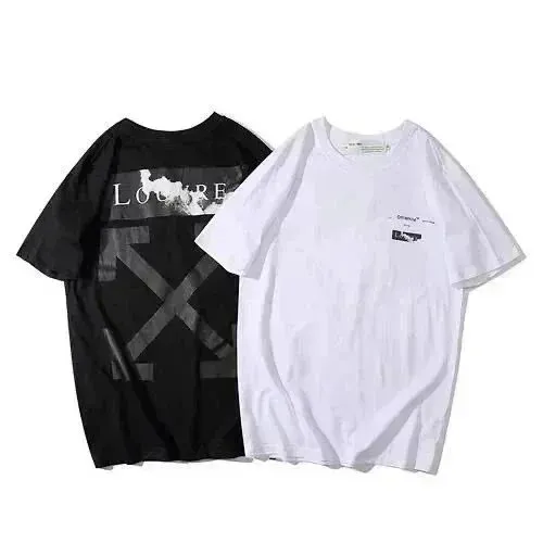 Off-White Graphic Tee Diagonal Arrow Print