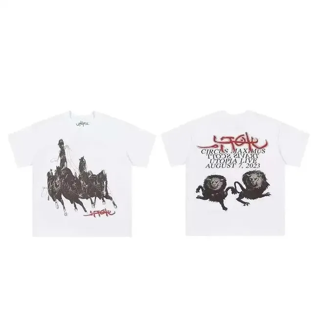 Travis Scott Graphic Tee Circus Maximus Utopia Live