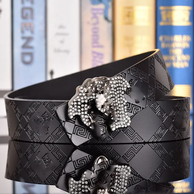 25 # Black Buckle+Antique Medusa Black