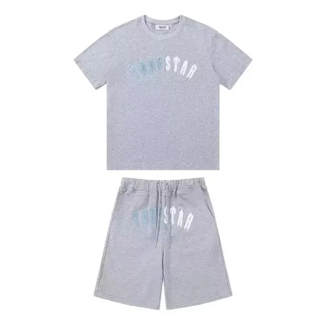 Trapstar T-Shirt and Shorts Set Arch Logo