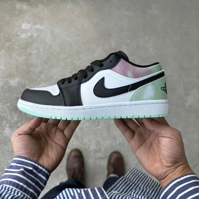 AJ1低帮白黑绿DM1199-100
