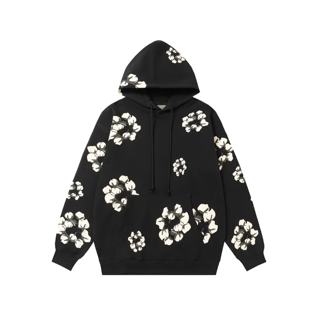 Denim Tears Cotton Flower Hoodie All-Over Print