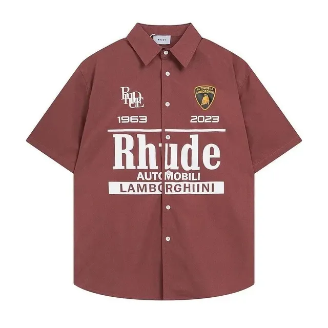 Rhude Short-Sleeve Shirt Lamborghini Collaboration