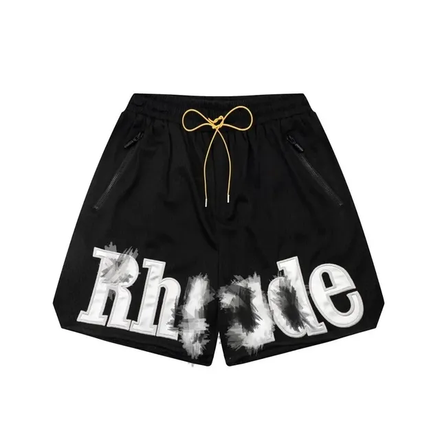 Mesh Shorts Rhude Logo Print