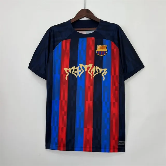FC Barcelona × Adidas Home Jersey Pixel Stripe