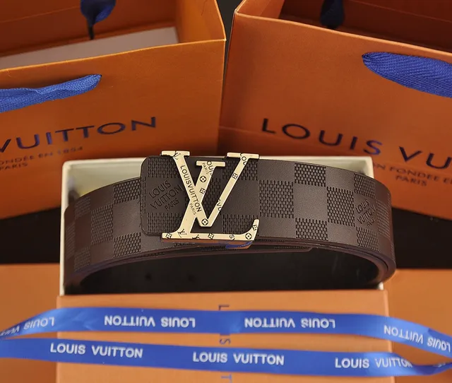 Louis Vuitton Reversible Belt Damier Graphite
