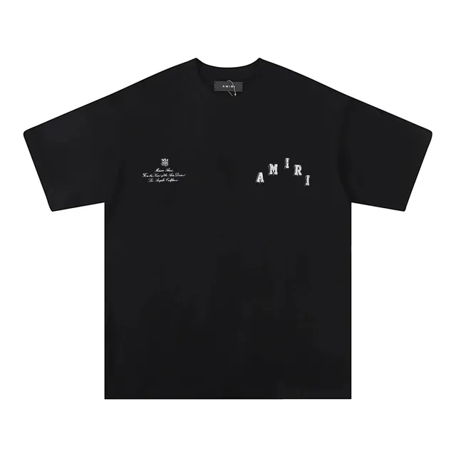 Logo Tee Distressed AMIRI Print