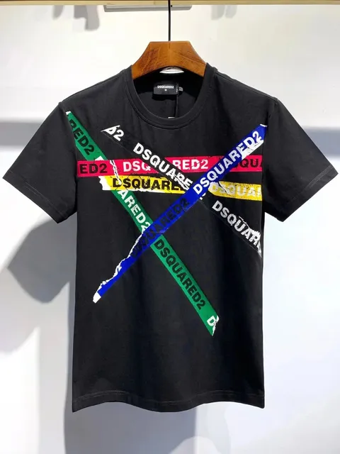 Dsquared2 Graphic T-Shirt Tape Print