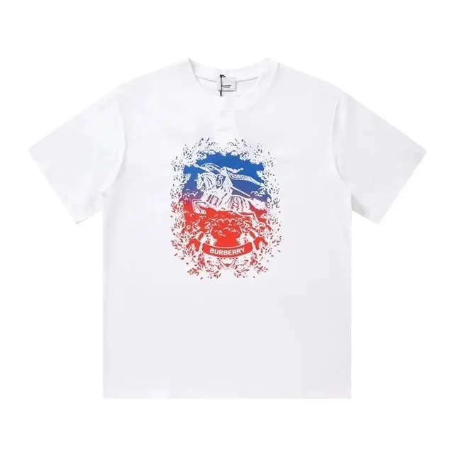 Burberry Graphic T-Shirt Equestrian Knight Print