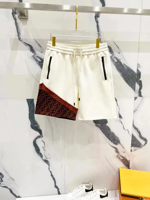Fendi Logo-Panel Shorts