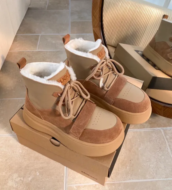 UGG Platform Boot Two-Tone Suede