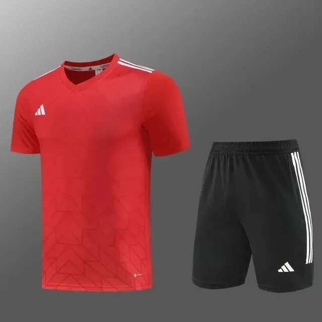 Adidas Training Set V-Neck Jersey and Shorts
