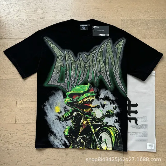 Mixed Emotion Graphic Tee Lizard Rider