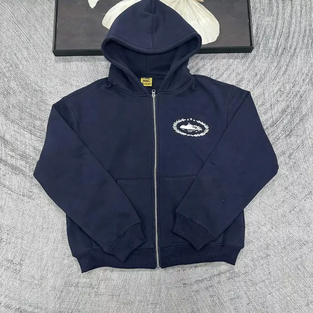 Gallery Dept. Zip-Up Hoodie Embroidered Logo