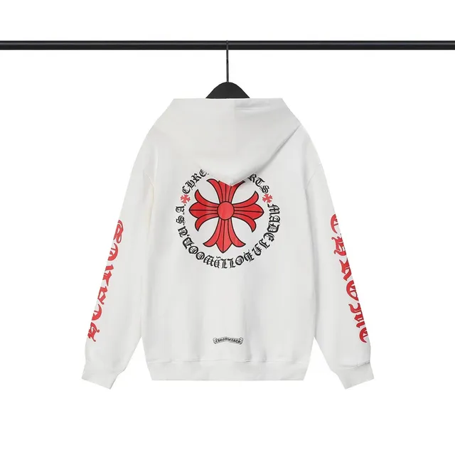 Chrome Hearts Hooded Sweatshirt Cross Logo Print