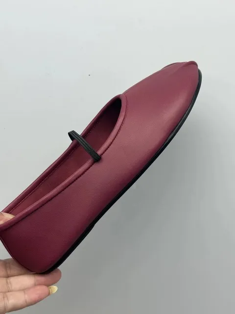 Ballet Flat Black Strap