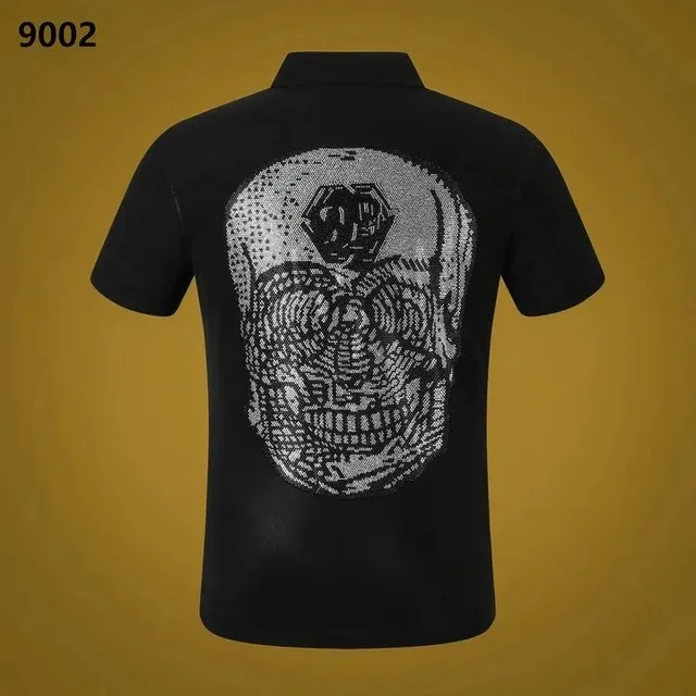 Polo Shirt Skull Print